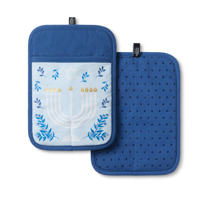 Ensemble de 2 maniques pour la danse de Hanoukka de TOWN & COUNTRY LIVING