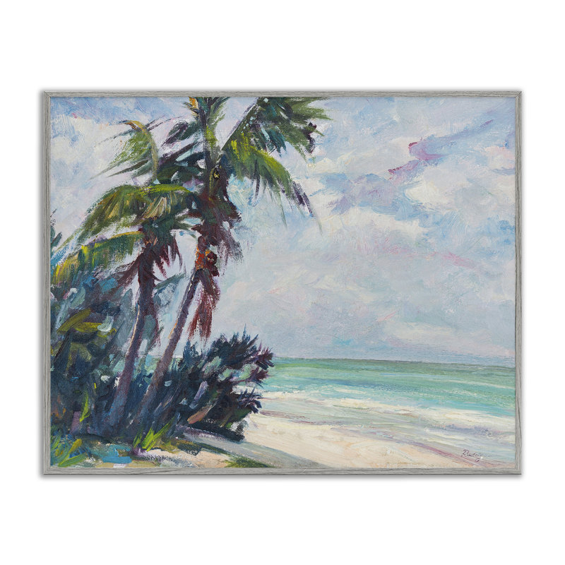 «Palm brossé», art giclée par Richard H. Rodgers, Estampe numérique Farmhouse, H 16 po x l 20 po