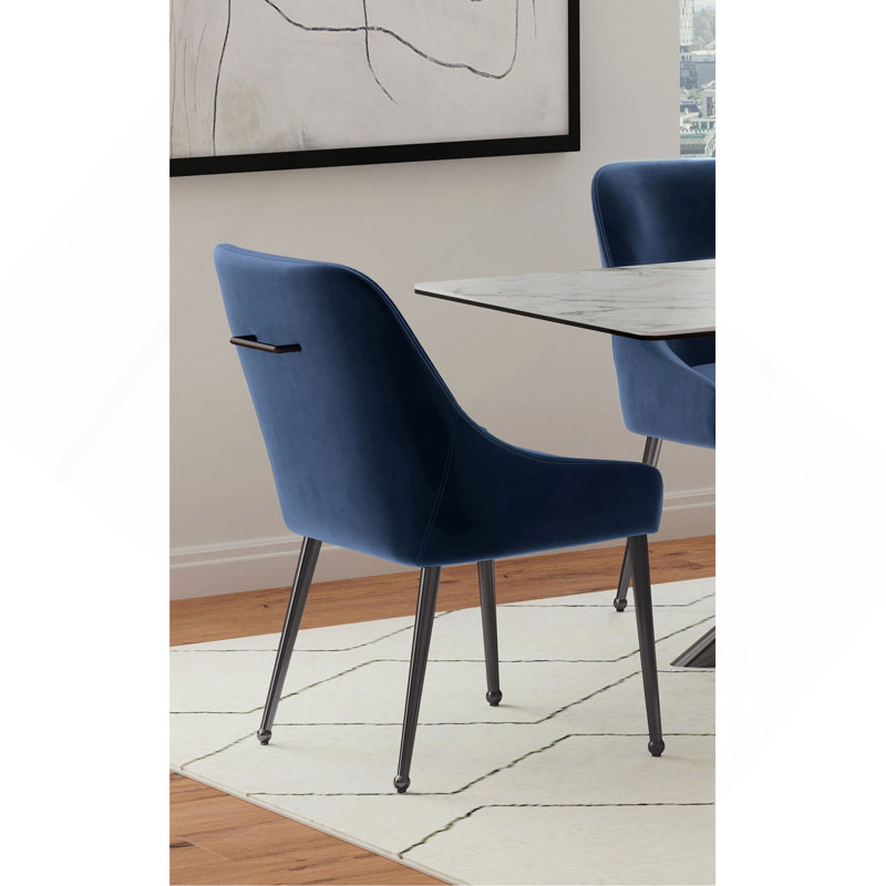 Chaise d'appoint rembourrée (ensemble de 2)