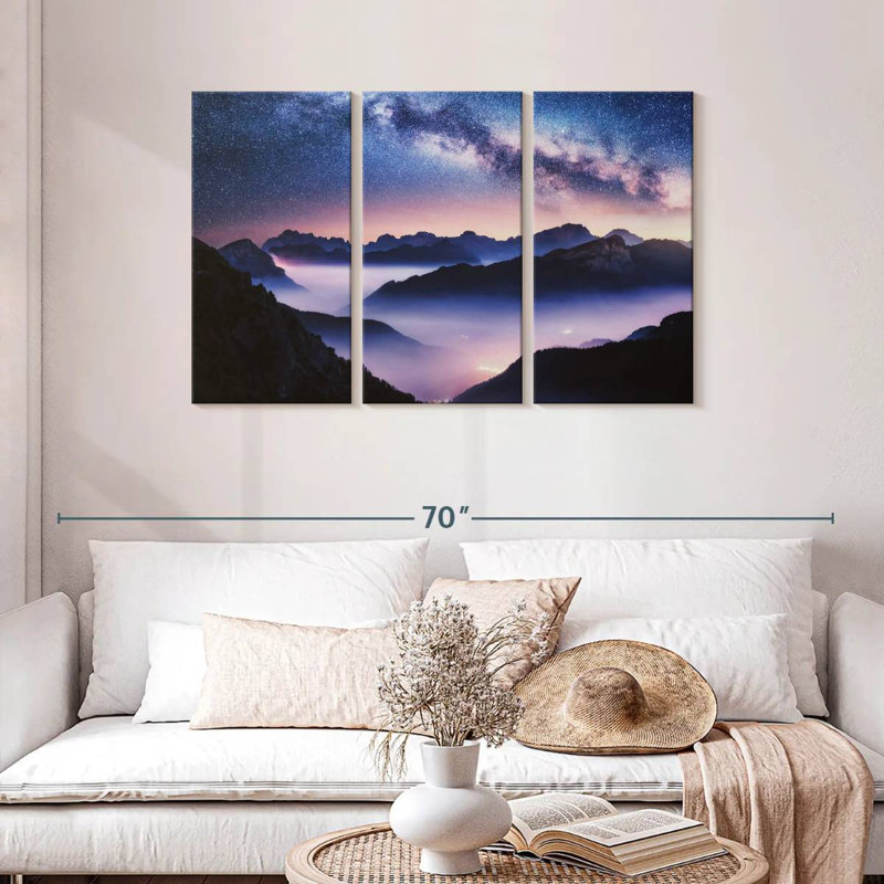 Oberle Bright Starry Night, 28" H x 45" W