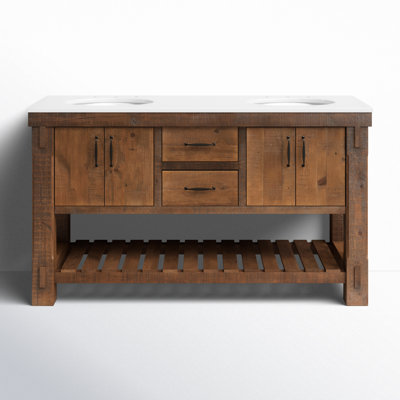 Bromley 60'' Double Bathroom Vanity