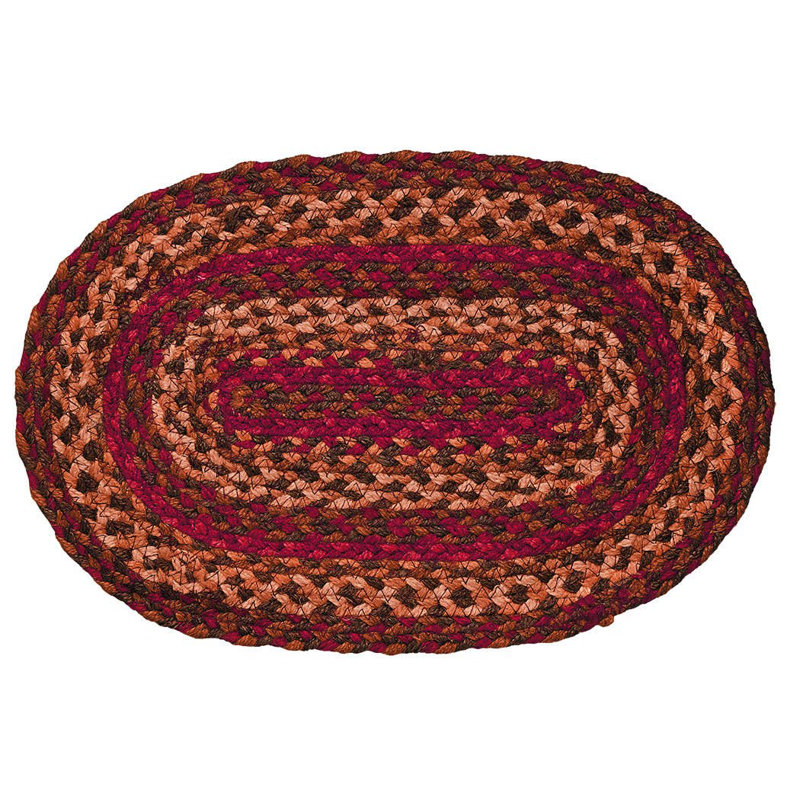 Tapis Cannyn, Brun / Rouge / Vert