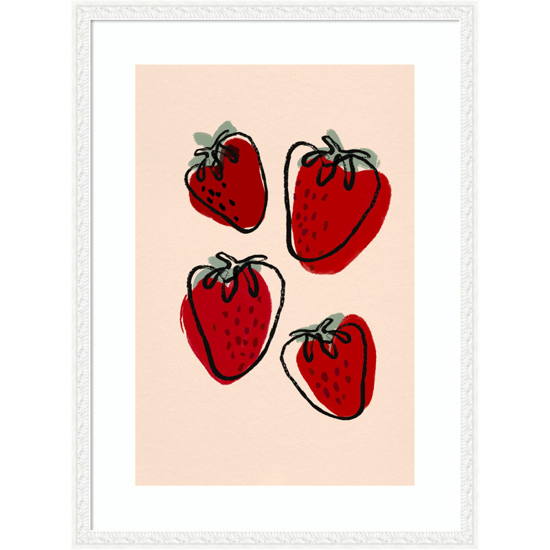 «Berry Delight S Croquis» par Treechild, impression sur bois encadrée, 34x25