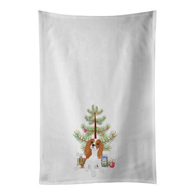Ensemble de 2 serviettes de cuisine Cavalier King Charles Spaniel Blenheim # 1