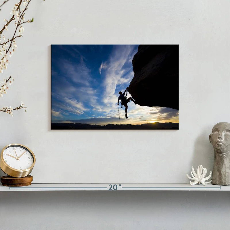 Sireci Keep Climbing, 8" H x 12" W