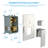 16 Inch Ceiling Mounted Shower System Rain Mixer Shower Combo Set Shower Head with Hand Shower-102381066