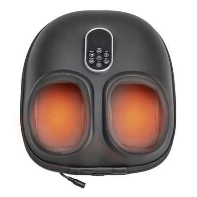 15" Oval Shiatsu Kneading Foot Massager with Heat and Air Compression