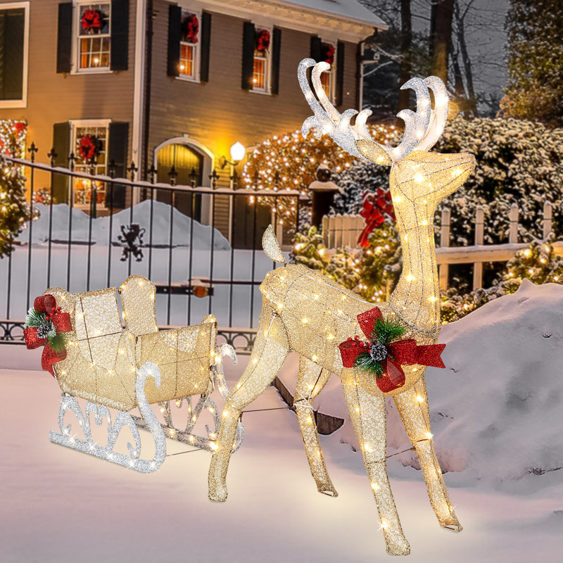 Décoration de Noël illuminée