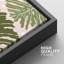 «Mid-Century Tropical Jungle Leaf Collage Abstract Shapes», art moderne, décoration murale, bohème, 2 pièces-98109807-98109809