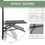 Achel Rectangular Metal Outdoor Balcony Table , 60cm cm W 60cm cm D