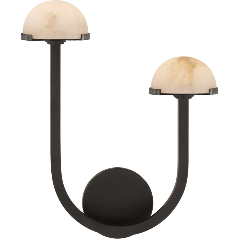 Kelly Wearstler Pedra 15" Assymetrical Right Sconce, Bronze