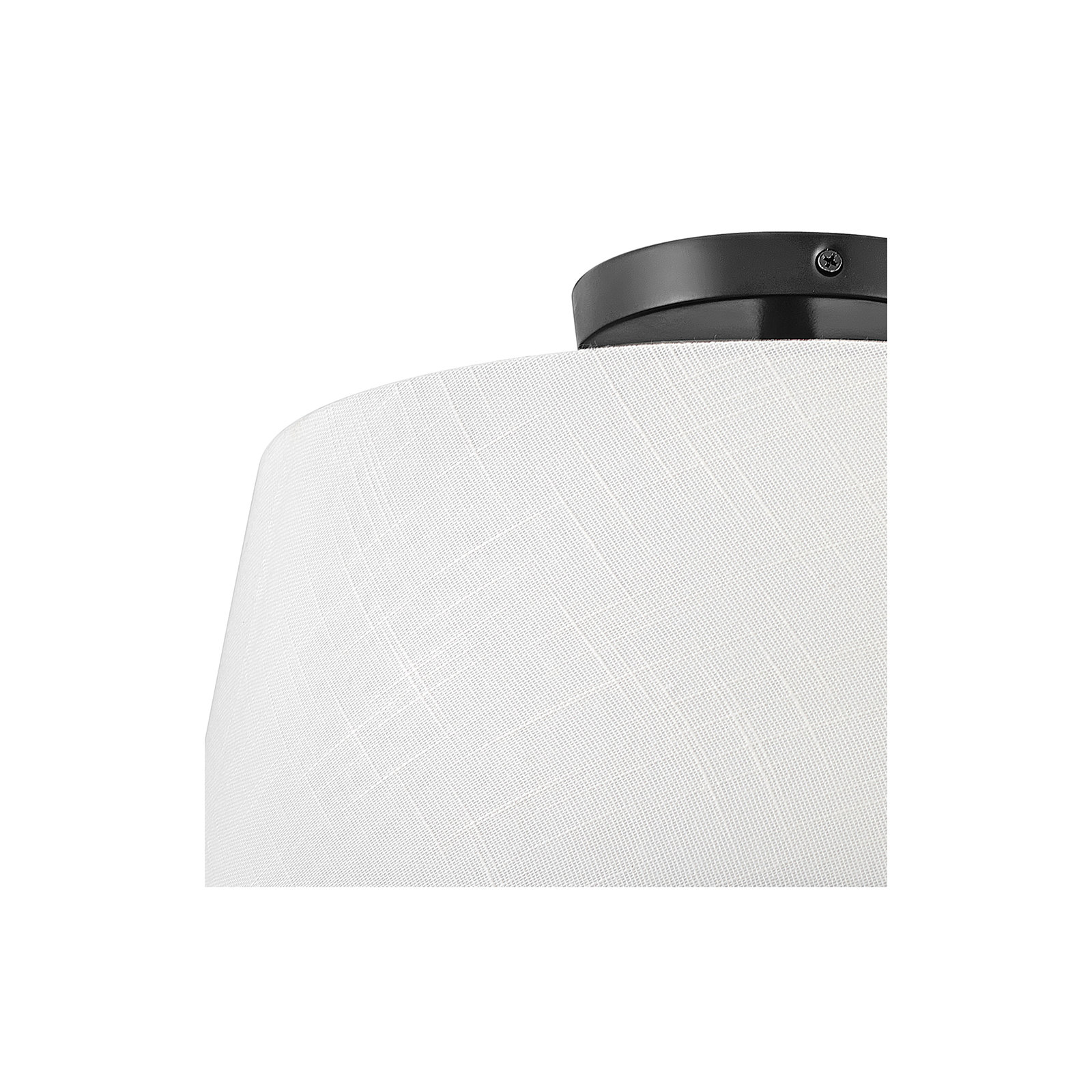 Caper 2 Light Flush Mount, Black