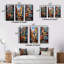 «Cityscape Dynamic Cubic», 3 pièces sur toile-501820425-501820416