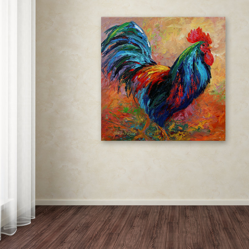 Mid-Century, 24" H x 24" W x 2" D, Wrapped Canvas