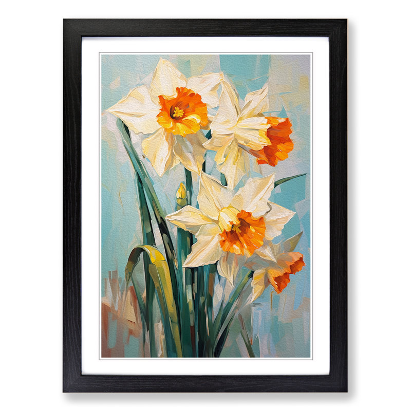 Single Picture Frame Print on Wood, Black Framed, 64cm H x 46cm W