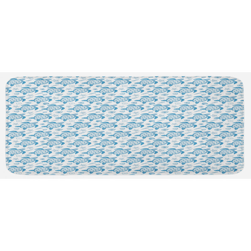 Coastal Synthetic Kitchen Mat