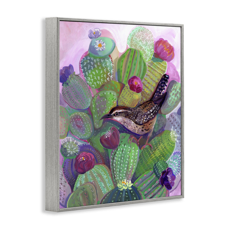 Giclée encadrée par Desert Day Dream Bird, design par Ashley Davis, H 14 po x l 11 po, Estampe numérique Farmhouse