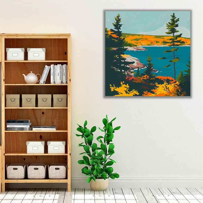 «A Scenic View I», reproduction d'art sur toile, H 30 po x l 30 po