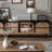 Retro design solid wood TV cabinet-104978706