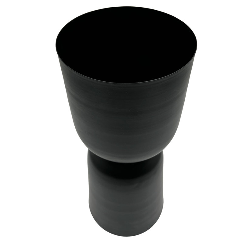 Keyrin Handmade Iron Table Vase, Black