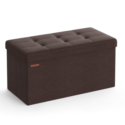 Folding Storage Ottoman Bench