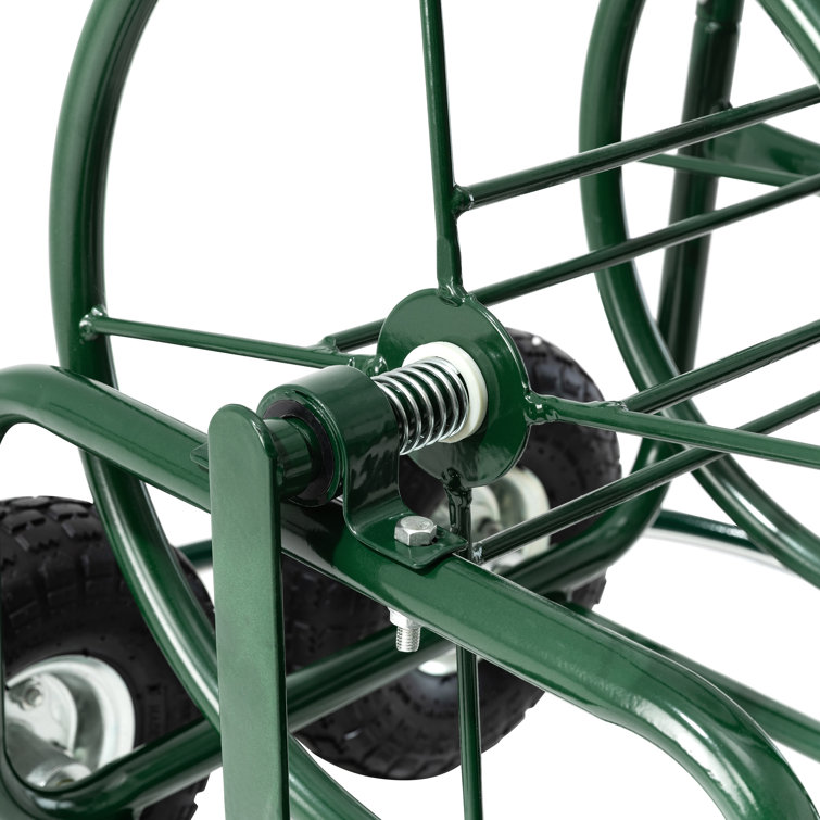 Glitzhome Garden Cart Steel Cart Hose Reel - Wayfair Canada