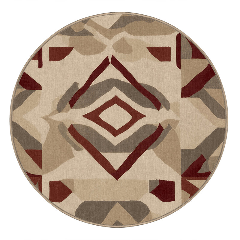 Angular Flow Rug, Round 4'