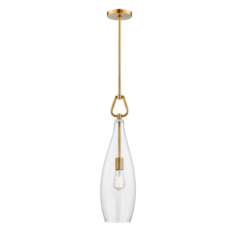 Luminaire suspendu en métal Becca, bronze