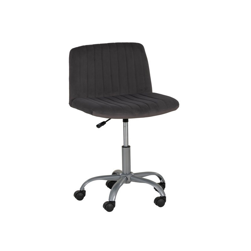Morency Swivel Office Chair, Gray
