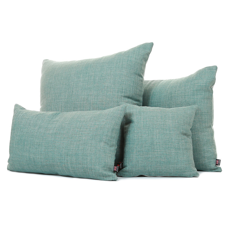 Mitre Square Cushion, 55cm x 55cm, Duck Egg