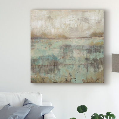 « pastels et rouille ii », reproduction de peinture à l’acrylique sur toile tendue