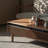 Simple solid wood coffee table