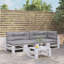  Ensemble de 5 coussins de palette gris 100% polyester