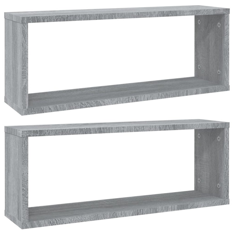 Losey 2 Piece Square, Grey, 60 x 15 x 23 Cm