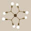  Lustre sphérique spoutnik 8 lumières 8 lumières