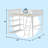  Eulalio Full Solid Wood Loft Bed with Bookcase and Shelves-1726818729