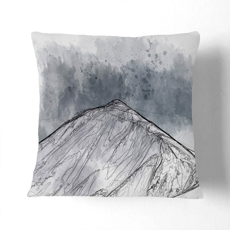 Square Cushion, 40cm H x 40cm W x 15cm D, Black