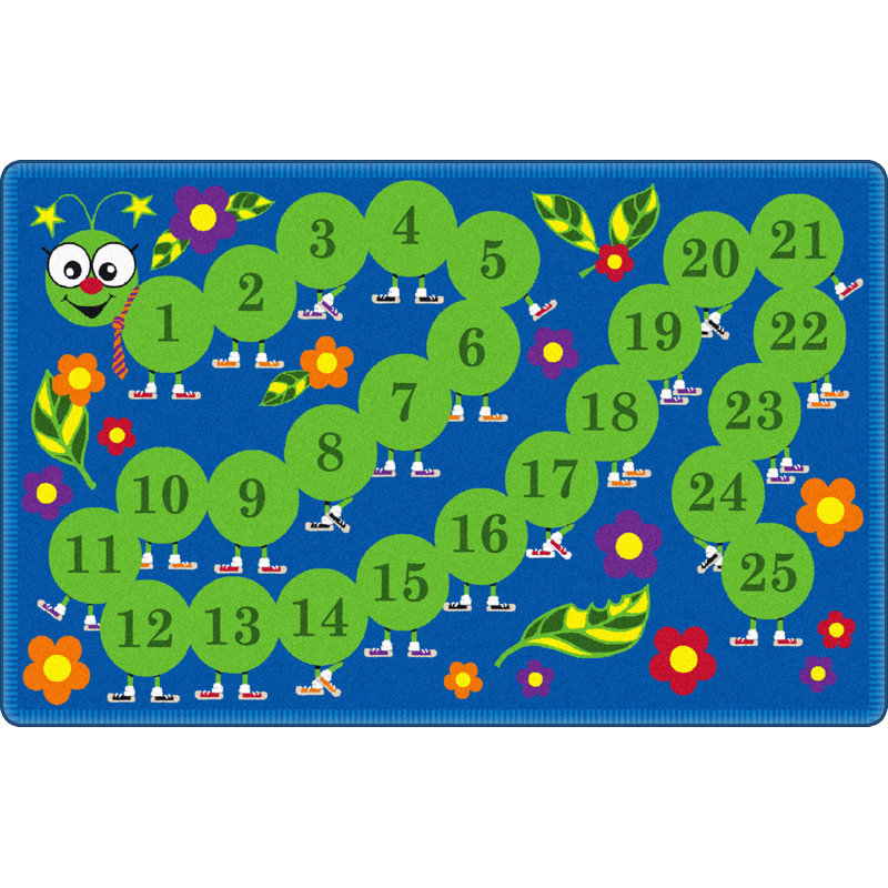 Tapis abstrait, Rectangle 7 pi 6 po x 12 pi
