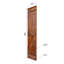 Porte de grange pliante en bois massif de style K avec trousse de quincaillerie - assemblage requis-101127226-101127217