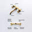 Robinet mural bronze pour la salle de bain - Construction avec égouttoir - Cartouche et robinet à installation facile dans la rouille - Surface pour une utilisation durable-121598689