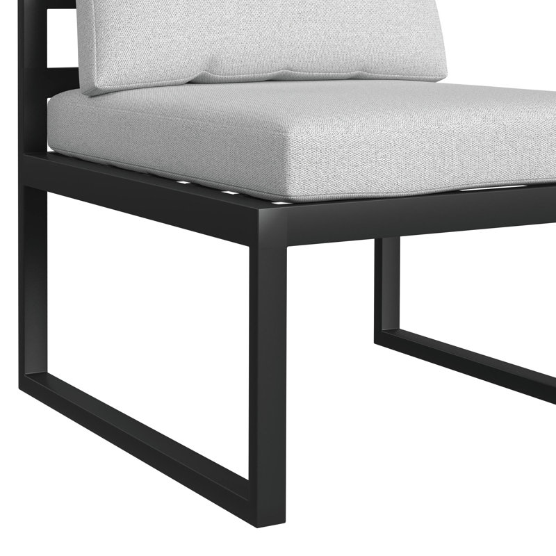 Picket House Furnishings Fontaine 6PC Standard Height Dining Set In Whistler Black-Table, Four Chairs & Bench