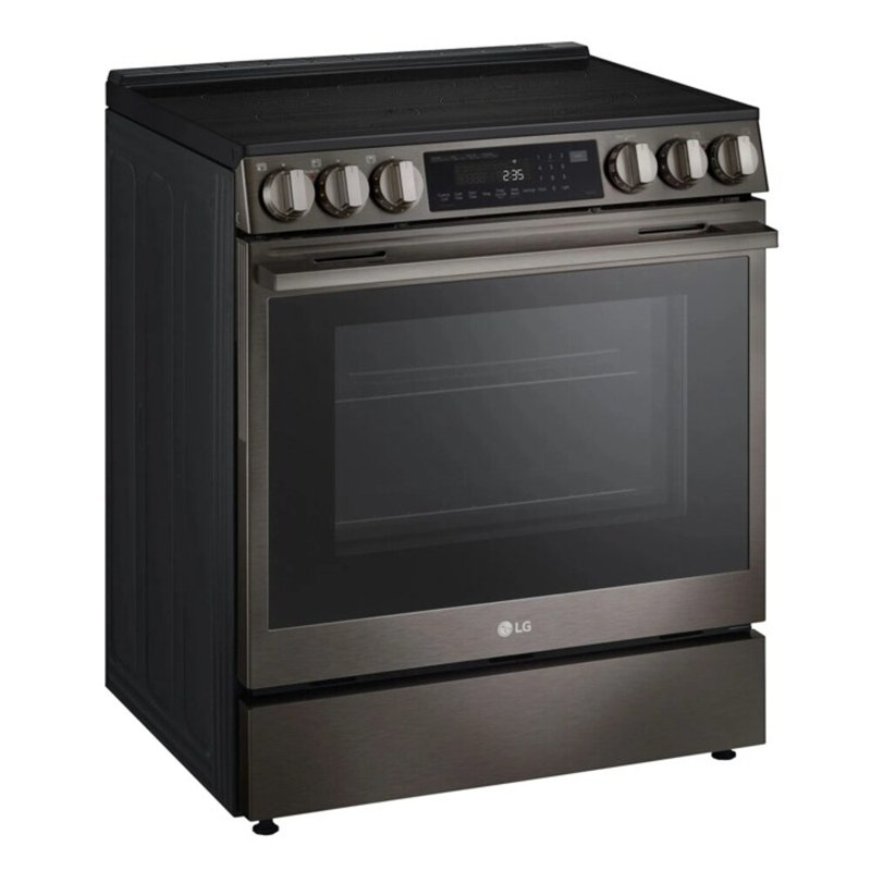 LG 6.3 cu ft Smart Electric Slide-In Range with Instaview, Probake Convection, and Air Fry