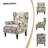 Anndi Upholstered Wingback Accent Chair-1446895740