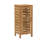 Ayden Solid Bamboo Wood 29" Tall Bathroom Cabinet