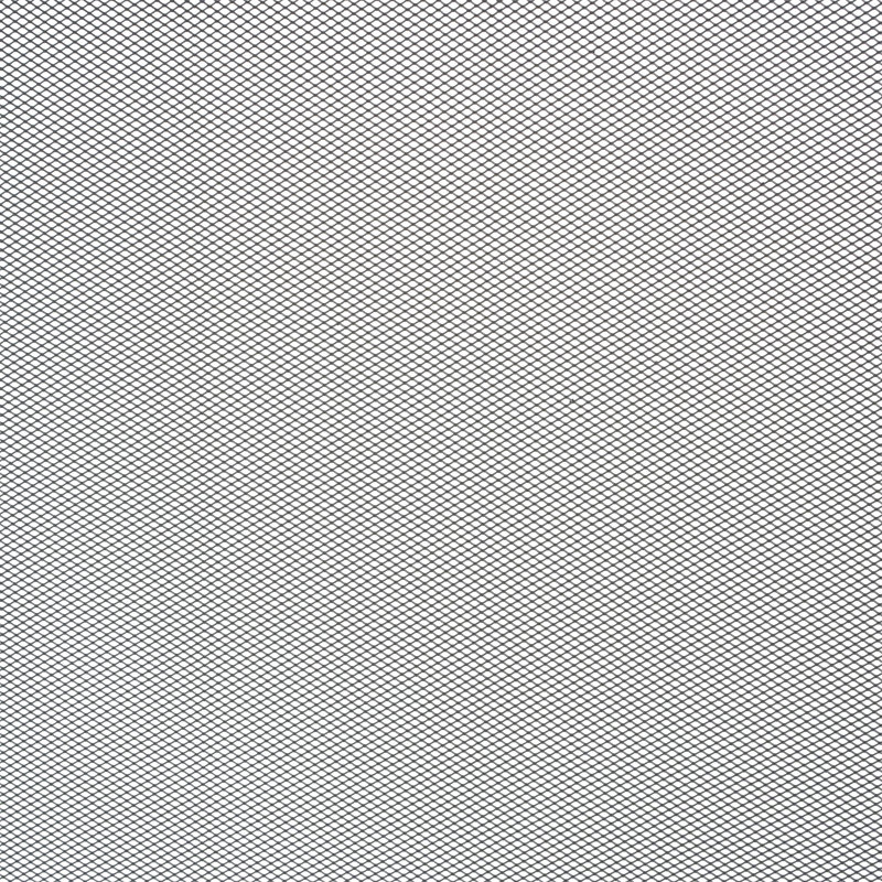 Pare-feu en fer à 1 panneau 38 po x 33 po, Black
