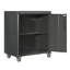 Armoires de rangement mobiles Ackron pour garage, avec portes verrouillables et roulettes, organisateur de garage roulant avec étagère réglable pour la maison et l'atelier-705688045