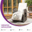 Fauteuil inclinable d'extérieur, méridienne en osier de patio à angle réglable, table rabattable, coussins épais pour terrasse de jardin