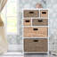 Erica Solid Wood 56 cm W Chest of 6 Drawers-14447486