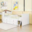 Structure de lit simple en bois avec rangement 4 tiroirs-1145282611