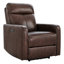Fauteuil inclinable électrique en cuir véritable Leena-110525907